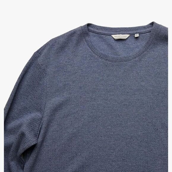 English Laundry Men’s Long Sleeve Crewneck Regular Fit Shirt - Picture 4 of 5